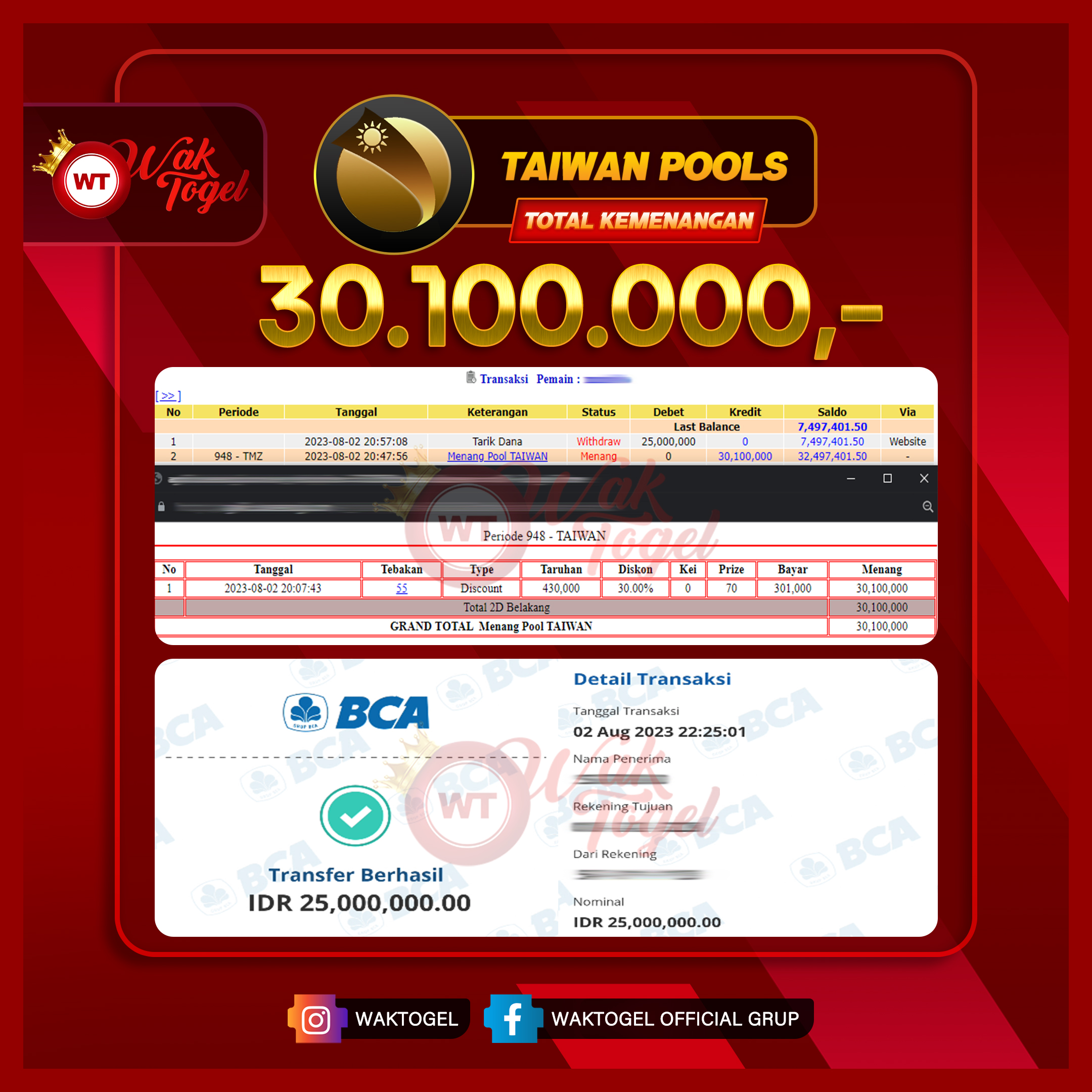 BUKTI PEMBAYARAN TAIWAN WAKTOGEL