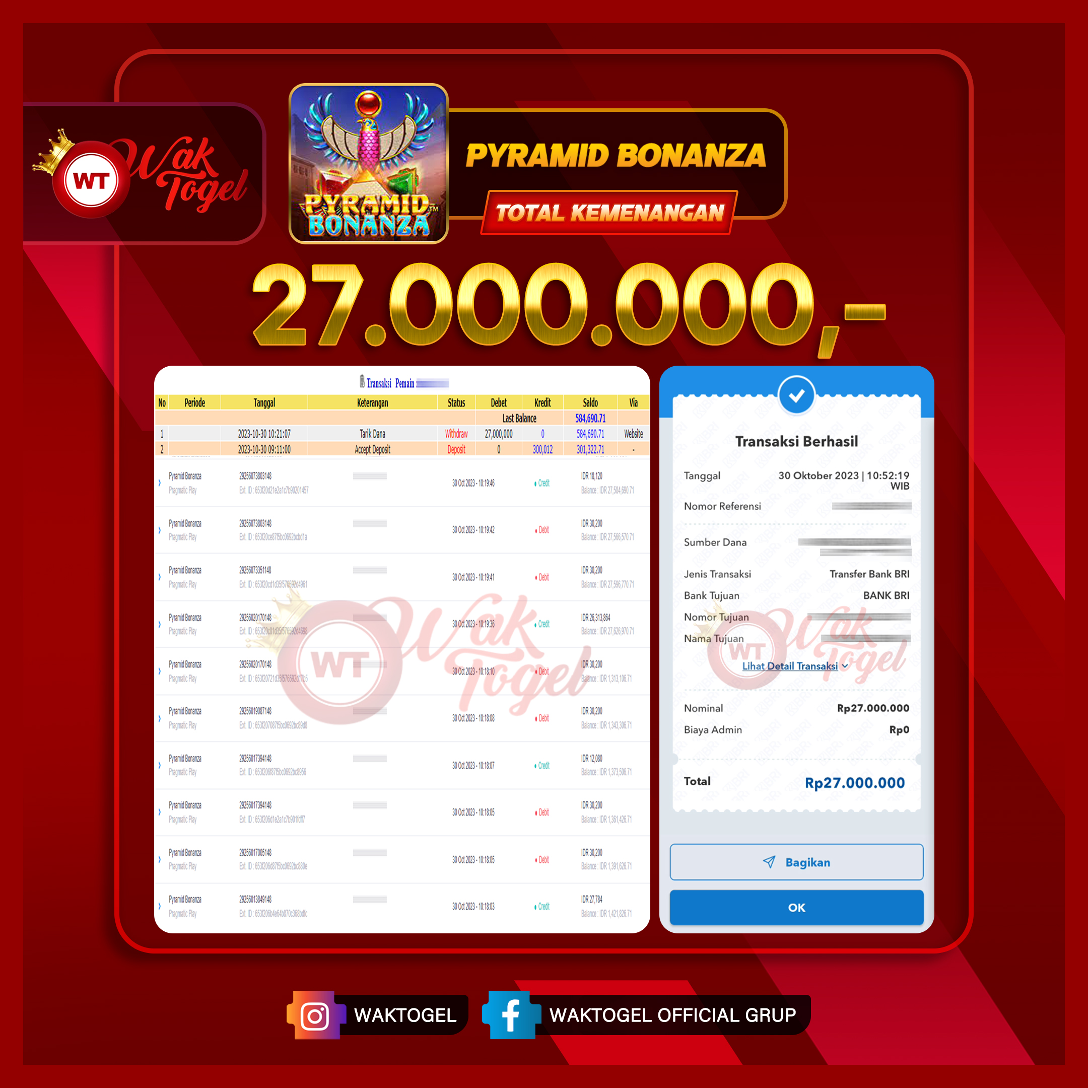 BUKTI PEMBAYARAN SLOT WAKTOGEL