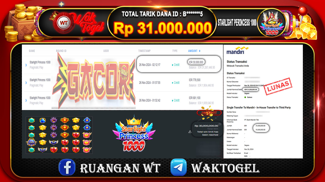 BUKTI PEMBAYARAN SLOT WAKTOGEL