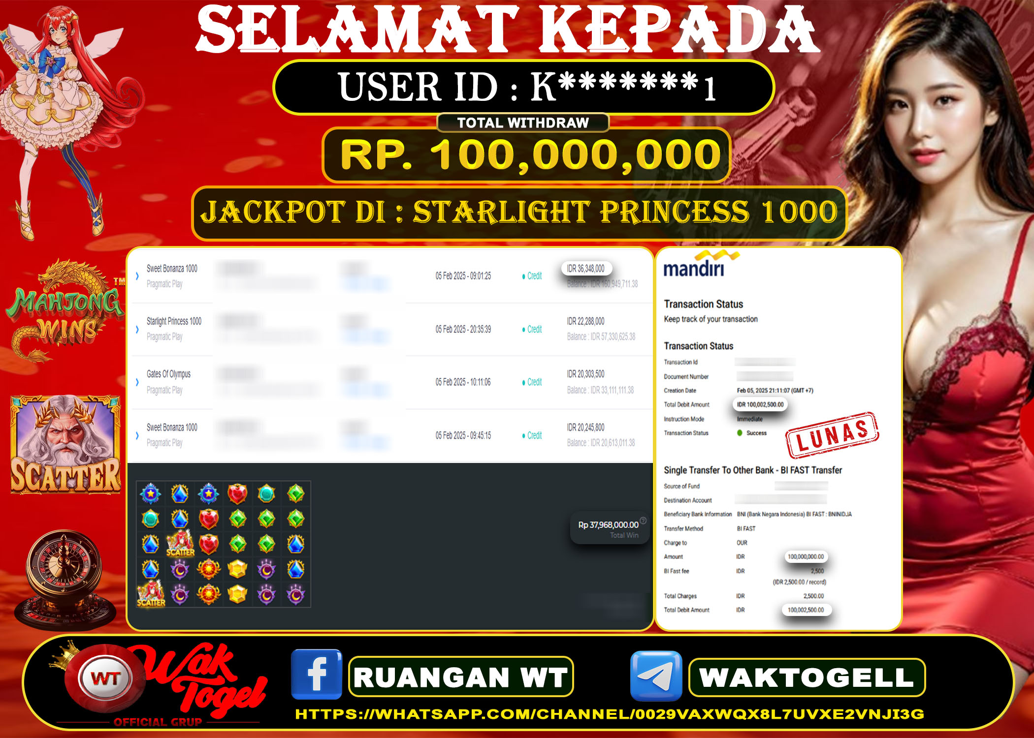 BUKTI PEMBAYARAN SLOT WAKTOGEL