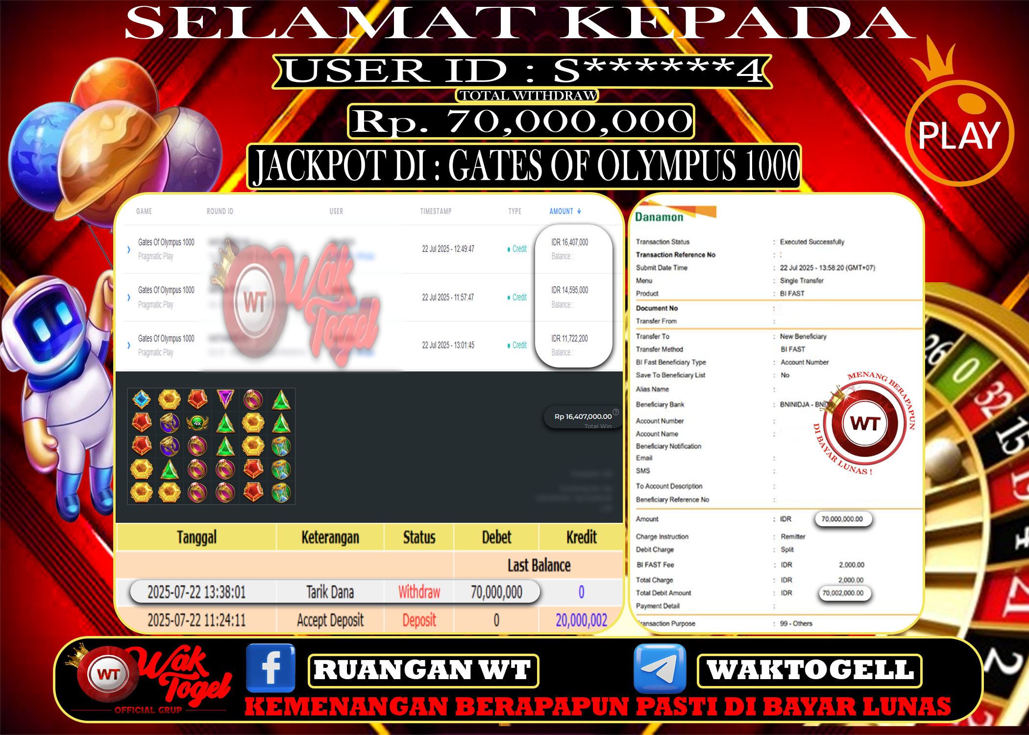 BUKTI PEMBAYARAN SLOT WAKTOGEL