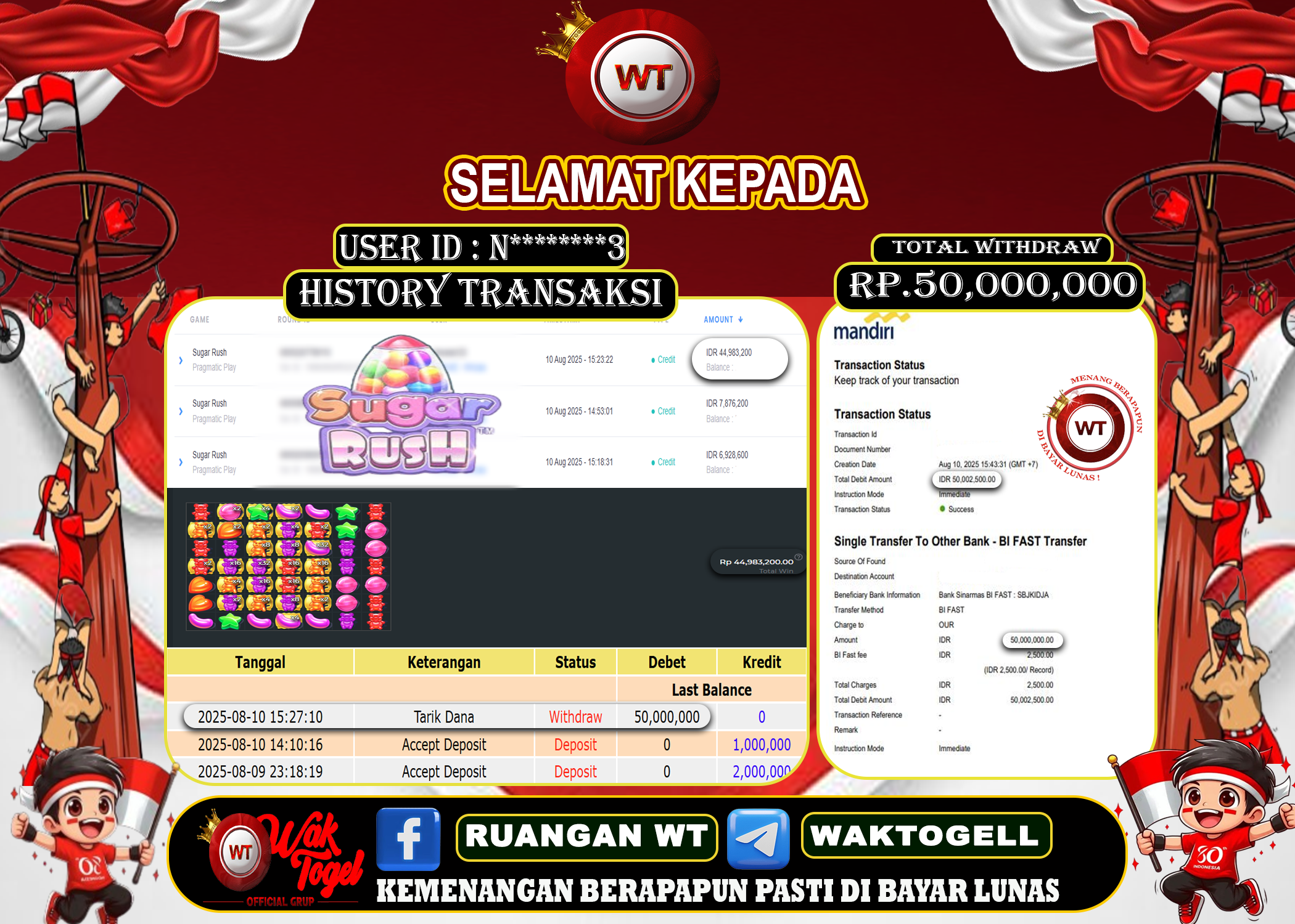 BUKTI PEMBAYARAN SLOT WAKTOGEL